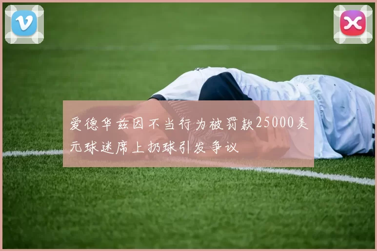 爱德华兹因不当行为被罚款25000美元球迷席上扔球引发争议